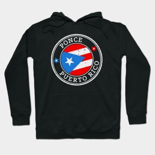 Ponce Puerto Rico Puerto Rican Pride Flag Hoodie